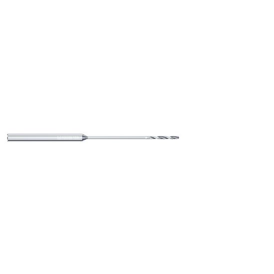 Picture of MIKRON 2.CFS.30069.0 Deep Hole Coolant Thru 140° 0.027 Diameter Cylindrical 0.118 2.090 OAL 2 Flute 30.0XD