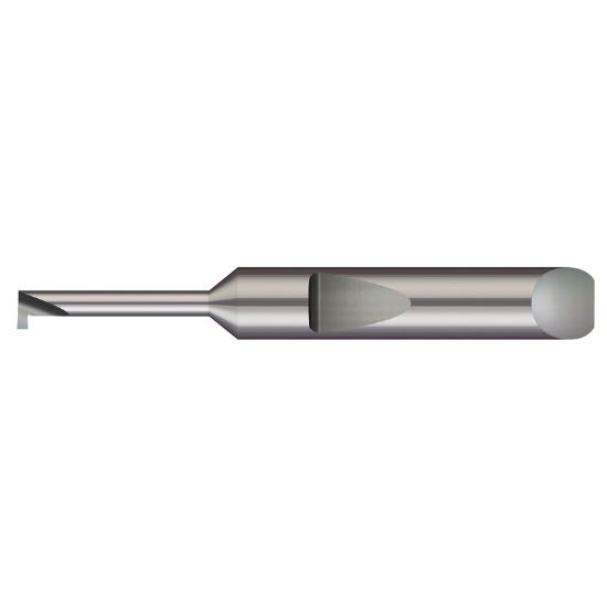 Picture of MICRO 100 QMRR-030-500-120 Solid Tool Retaining Ring Swiss 0.187 Shank 0.12 Min Bore 1.500 OAL