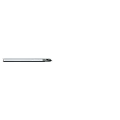 Picture of MIKRON 2.MC.090500.1 Center Drill Solid 90° 0.196 Diameter Cylindrical 0.196 1.970 OAL 2 Flute 1.0XD