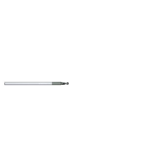 Picture of MIKRON 2.MD.200059.1 Carbide Drill Solid 118° 0.023 Diameter Cylindrical 0.039 1.181 OAL 2 Flute 1.5XD