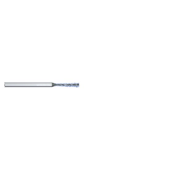 Picture of MIKRON 2.CD.120170.IK Carbide Drill Solid 130° 0.066 Diameter Cylindrical 0.118 2.283 OAL 2 Flute 12.0XD
