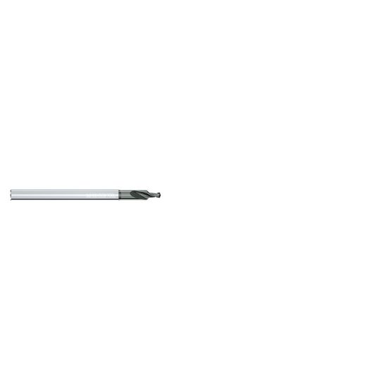 Picture of MIKRON 2.PD.03750.090 Pilot Drill Solid 140°, 90° 0.147 Diameter Cylindrical 0.236 2.519 OAL 2 Flute 2.0XD