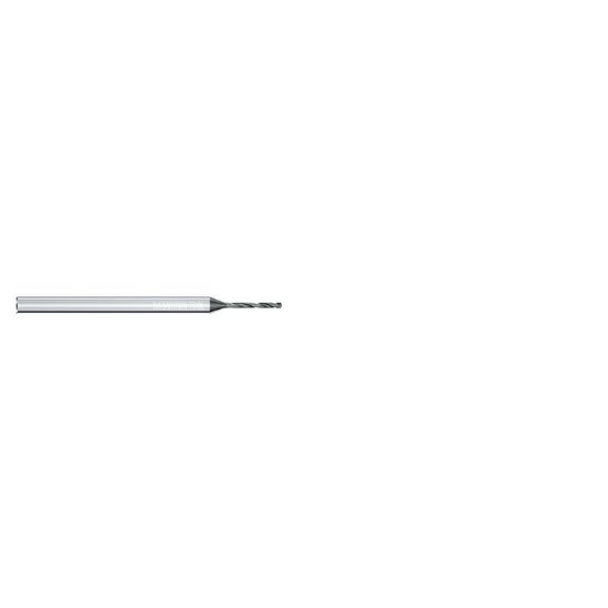 Picture of MIKRON 2.CD.080175.IN Carbide Drill Solid 130° 0.068 Diameter Cylindrical 0.118 2.165 OAL 2 Flute 8.0XD