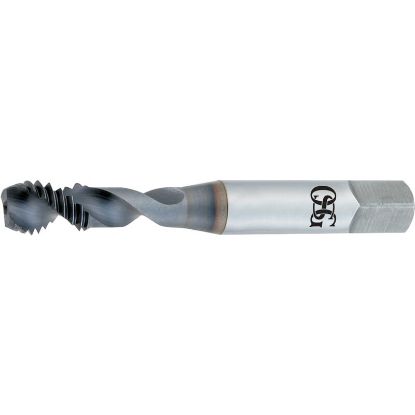 Picture of OSG 1315800408 M6-1.00MM Cut Spiral Flute Mod Bottom 2.5P-3.0P HSSE TiCN