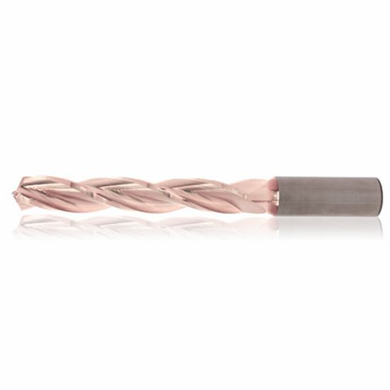 Picture of PCT CXC303500T6 Carbide Drill Coolant Thru 130° ZrCN 0.137 Diameter Cylindrical 0.236 Shank 2.440 OAL 3 Flute 0.787 Flute Length 3.0XD