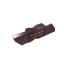 Picture of Tool-FLO FLFT-4189L GP50 Top Notch Face Grooving Insert TiN 0.189 Wide 0.020 Corner Radius