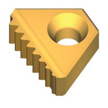 Picture of VARDEX 14DIR8APIRD3T+ VKX Groove Threading,Threading Insert Full Profile TiN 8.00TPI Round