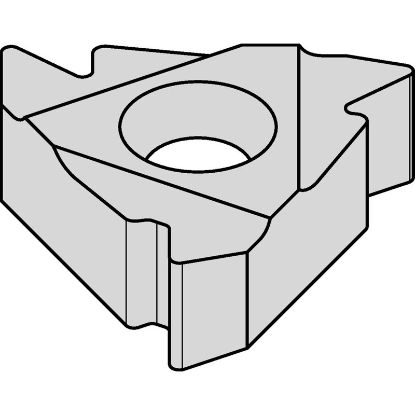 Picture of WIDIA/KENNAMETAL 4ERN60 Insert Iso Thread Partial Profile TiAlN 0.021 Corner Radius 60.0° 5.00TPI - 7.00TPI 5.08MM - 3.63MM