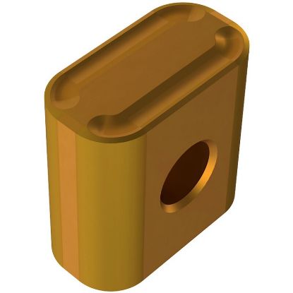 Picture of WIDIA/KENNAMETAL LNUX191940T AT15S Insert On Edge TiN + TiCN + Al2O3 0.157 Corner Radius