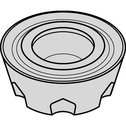Picture of WIDIA/KENNAMETAL RDMT1204M0TX Milling Insert Round TiN + TiCN + Al2O3