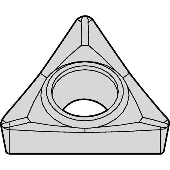 Picture of WIDIA/KENNAMETAL TCGT3252AL1 HWK10 Insert Triangle 0.031 Corner Radius