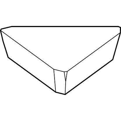 Picture of WIDIA/KENNAMETAL TPKN2204PDR TN7525 Insert Triangle TiN + TiCN + Al2O3 Chamf Corner Radius