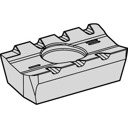 Picture of WIDIA/KENNAMETAL XPHT160412MR TN6540 Milling Insert Paralelagram TiAlN 0.046 Corner Radius