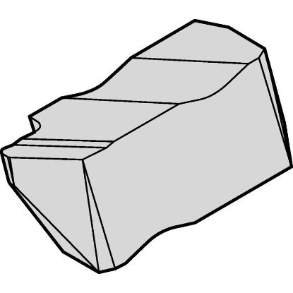Picture of WIDIA/KENNAMETAL NP3002RK TN6010 Top Notch Grooving Insert TiAlN 0.003 Corner Radius 0.195 Wide