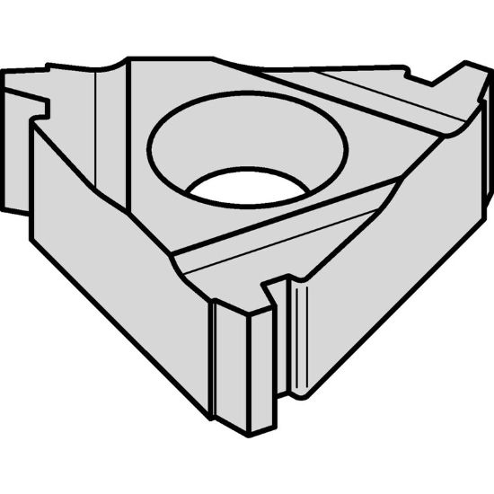 Picture of WIDIA/KENNAMETAL 3IR3TR Insert Iso Thread Full Profile TiAlN 3.00MM Trapazoid