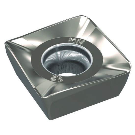 Picture of WIDIA/KENNAMETAL SDMX434RMH TN7535 Milling Insert Square TiN + TiCN + Al2O3 0.062 Corner Radius