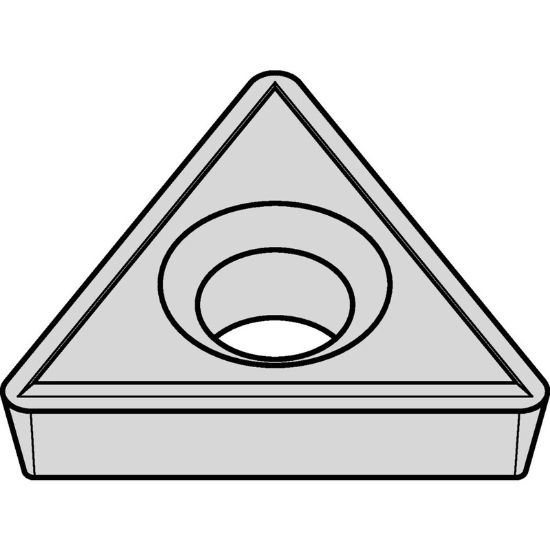 Picture of WIDIA/KENNAMETAL TPHH322LF CG5 Insert Triangle TiN 0.031 Corner Radius