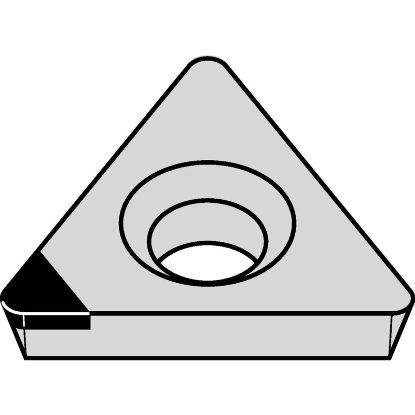 Picture of WIDIA/KENNAMETAL TPHB21.5X0M CBN6 Insert Triangle PCBN 0.002 Corner Radius