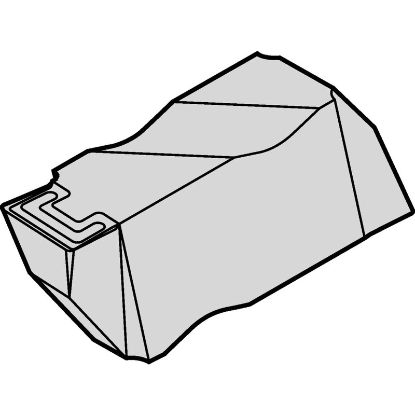 Picture of WIDIA/KENNAMETAL NF3125RK TN6025 Top Notch Grooving Insert TiAlN 0.007 Corner Radius 0.125 Wide