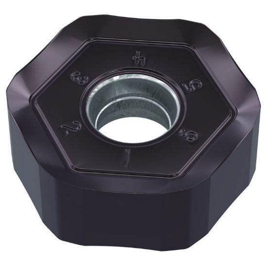 Picture of WIDIA/KENNAMETAL HNPJ0905ANSNGD TN6520 Milling Insert Hexagon TiAlN 0.047 Corner Radius