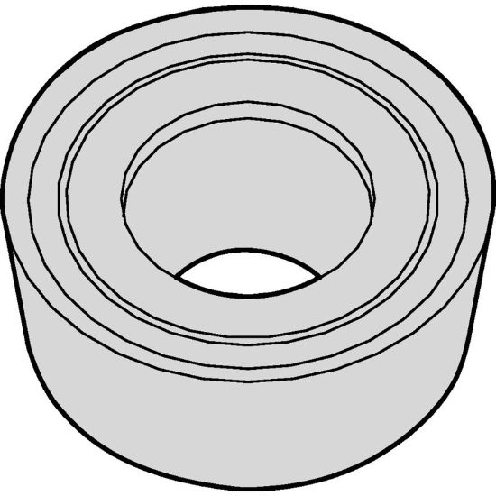 Picture of WIDIA/KENNAMETAL RCGT0803M0AL1 HCK10 Insert Round TiAlN + Al2O3 0.157 Corner Radius