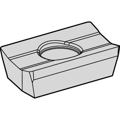 Picture of WIDIA/KENNAMETAL XPHT160432 TN7525 Milling Insert Paralelagram TiN + TiCN + Al2O3 0.125 Corner Radius
