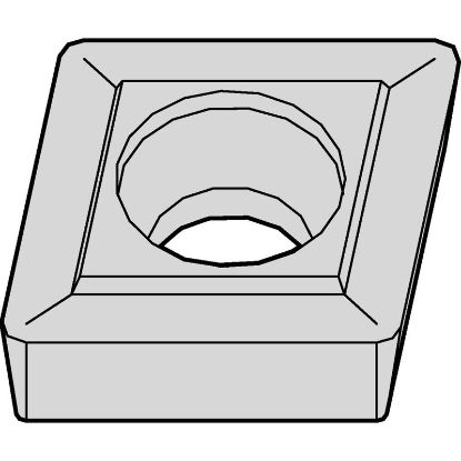 Picture of WIDIA/KENNAMETAL CCMT21.51 TTS Insert 80.0° 0.016 Corner Radius