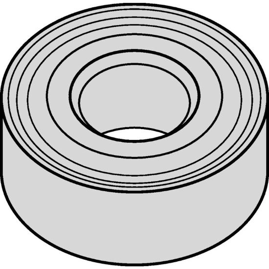 Picture of WIDIA/KENNAMETAL RNMG437N TN20K Insert Round TiN + TiCN + Al2O3 0.250 Corner Radius