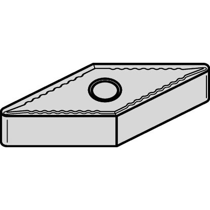 Picture of WIDIA/KENNAMETAL VNMG3312P TN10U Insert 35.0° TiAIN + TiN 0.016 Corner Radius