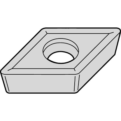 Picture of WIDIA/KENNAMETAL DCMT432 TTR Insert 55.0° 0.031 Corner Radius