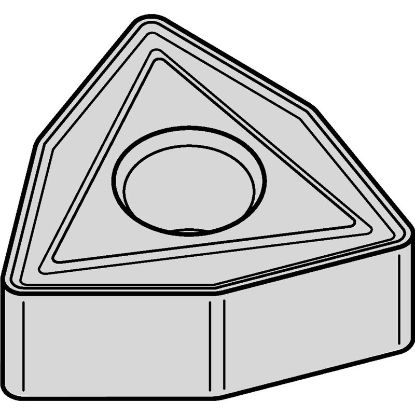 Picture of WIDIA/KENNAMETAL WNMG4337N TN20K Insert Trigon TiN + TiCN + Al2O3 0.047 Corner Radius