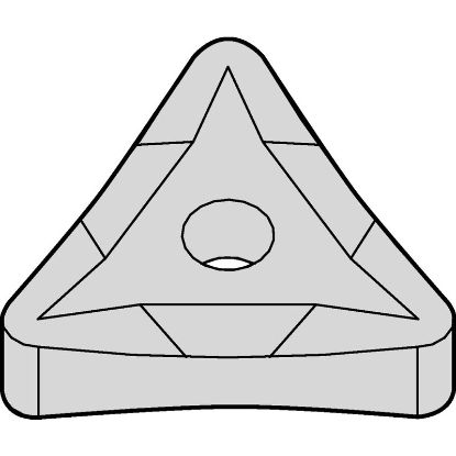 Picture of WIDIA/KENNAMETAL TNMP432 WS10PT Insert Triangle AlTiSiN 0.031 Corner Radius