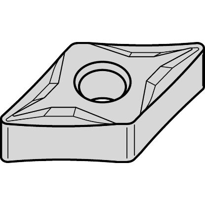 Picture of WIDIA/KENNAMETAL DNMP441 WM25CT Insert 55.0° TTiN + TiCN + Al2O3 + TiOCN 0.016 Corner Radius