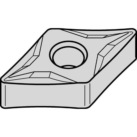 Picture of WIDIA/KENNAMETAL DNMP441 WM25CT Insert 55.0° TTiN + TiCN + Al2O3 + TiOCN 0.016 Corner Radius