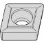 Picture of WIDIA/KENNAMETAL CCMT3251 THM Insert 80.0° 0.016 Corner Radius