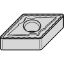 Picture of WIDIA/KENNAMETAL DNMG4437N TN20K Insert 55.0° TiN + TiCN + Al2O3 0.047 Corner Radius