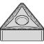 Picture of WIDIA/KENNAMETAL TNMG3316PTN30M Insert Triangle TiN + TiCN + Al2O3 0.016 Corner Radius