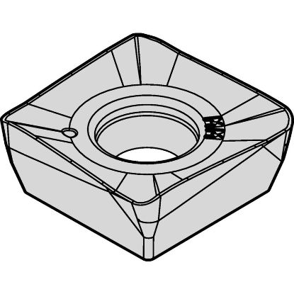 Picture of WIDIA/KENNAMETAL SNMT1205AZR31 WP25Powder Metal Milling Insert Square TiAlN