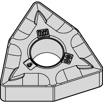 Picture of WIDIA/KENNAMETAL WNMG432RH WP35CT Insert Trigon TiN + TiCN + Al2O3 + TiOCN 0.031 Corner Radius
