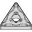 Picture of WIDIA/KENNAMETAL TNMG331UM WM15CT Insert Triangle TiN + TiCN + Al2O3 + TiOCN 0.016 Corner Radius