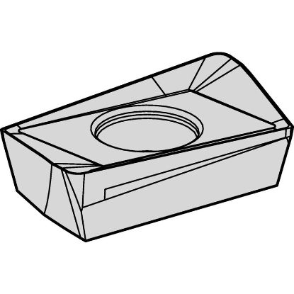 Picture of WIDIA/KENNAMETAL XPHT160408ERGE TN7535 Milling Insert Paralelagram TiN + TiCN + Al2O3 0.031 Corner Radius