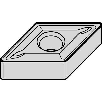 Picture of WIDIA/KENNAMETAL DNMG441 TTS Insert 55.0° 0.016 Corner Radius