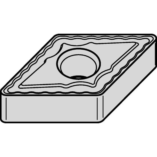 Picture of WIDIA/KENNAMETAL DNMG4427N TN20K Insert 55.0° TiN + TiCN + Al2O3 0.031 Corner Radius