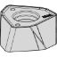 Picture of WIDIA/KENNAMETAL WOEJ120712SRMM WU35Powder Metal Milling Insert Trigon TiN 0.050 Corner Radius