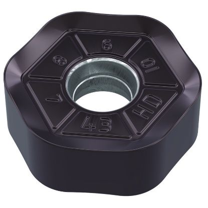 Picture of WIDIA/KENNAMETAL HNPJ0905ANSNHD TN6540 Milling Insert Hexagon TiAlN 0.047 Corner Radius