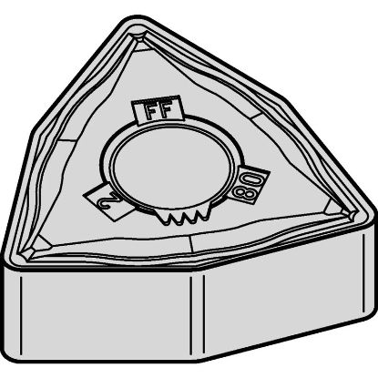 Picture of WIDIA/KENNAMETAL WNMG331FF WP15CT Insert Trigon TiN + TiCN + Al2O3 + ZrCN 0.016 Corner Radius