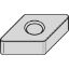 Picture of WIDIA/KENNAMETAL DNMA442 WK05CT Insert 55.0° TiN + TiCN + Al2O3 0.031 Corner Radius