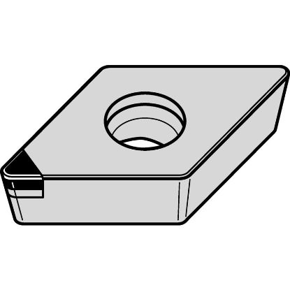 Picture of WIDIA/KENNAMETAL DCGW3251FST WDN25U Insert 55.0° 0.016 Corner Radius