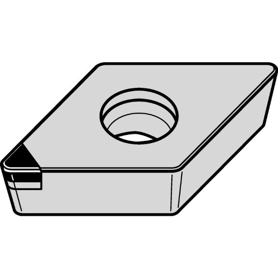Picture of WIDIA/KENNAMETAL DCGW3251FST WDN25U Insert 55.0° 0.016 Corner Radius