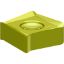 Picture of WIDIA/KENNAMETAL SNHX 120408PNERML WS40Powder Metal Milling Insert Square AlTiN + TiN 0.031 Corner Radius